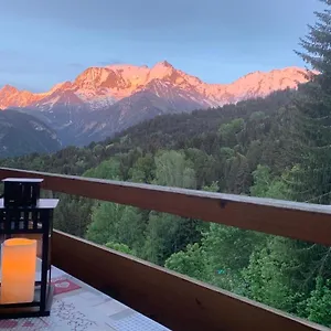 Appartement Turquoise Quartier Grattague Vue Montblanc, Saint-Gervais-les-Bains